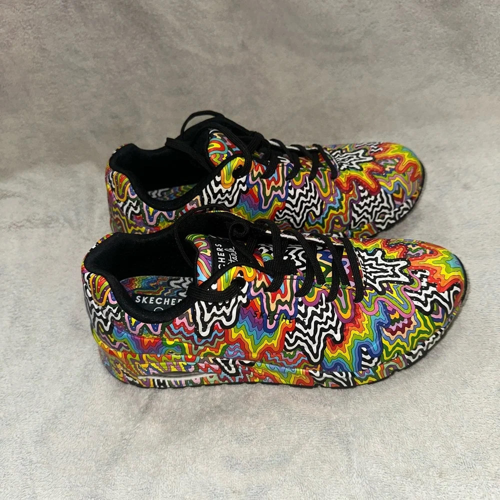 Skechers Street x Jen Stark: Uno-Infinite Drip Sneakers - Picture 1 of 7